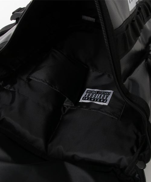 PARKS TOKYO SELECT（パークストウキョウセレクト）の「【PARENTAL ADVISORY】BOX ターポリン リュック（バックパック/リュック・メンズ・ブラック×グレー/ブラック×ホワイト・FREE）」の3枚目の写真