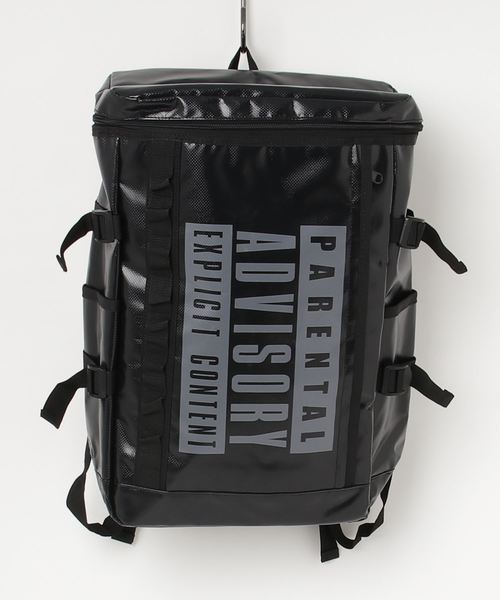 PARKS TOKYO SELECT（パークストウキョウセレクト）の「【PARENTAL ADVISORY】BOX ターポリン リュック（バックパック/リュック・メンズ・ブラック×グレー/ブラック×ホワイト・FREE）」の6枚目の写真