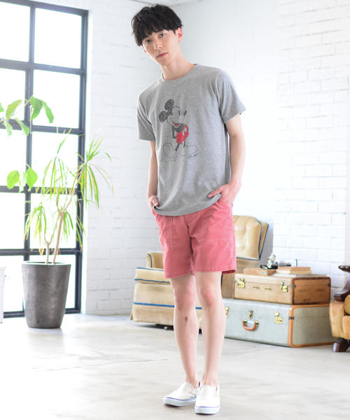 coen（コーエン）の「コーデュロイイージーベイカーショーツ（その他パンツ・メンズ・ベージュ/コバルトブルー/ライトピンク・MEDIUM/X-LARGE/SMALL/LARGE）」の21枚目の写真