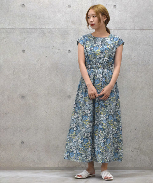 W Closet ダブルクローゼット の 花柄ローンワンピース ワンピース Wear