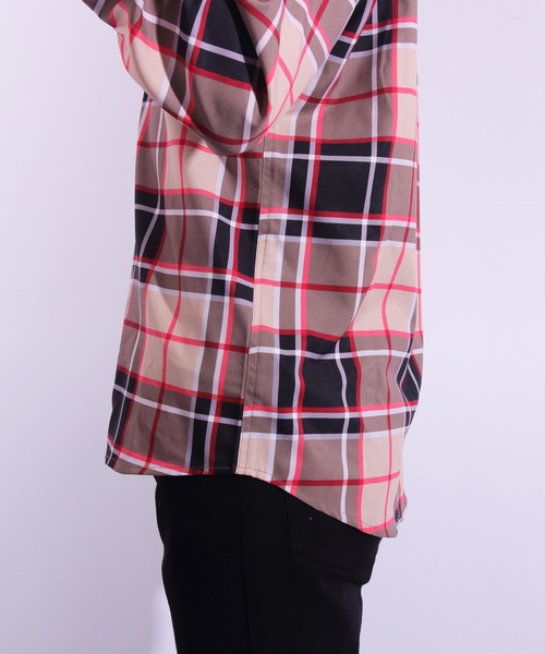 8(eight)(エイト)の「チェックシャツ 長袖シャツ(シャツ/ブラウス・メンズ・ブラック/キャメル/グレー/ベージュ/ネイビー・MEDIUM/LARGE/X-LARGE)」の8枚目の写真