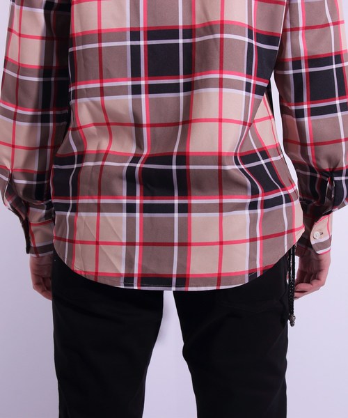 8(eight)(エイト)の「チェックシャツ 長袖シャツ(シャツ/ブラウス・メンズ・ブラック/キャメル/グレー/ベージュ/ネイビー・MEDIUM/LARGE/X-LARGE)」の11枚目の写真