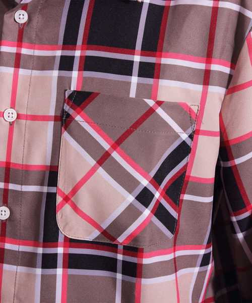 8(eight)(エイト)の「チェックシャツ 長袖シャツ(シャツ/ブラウス・メンズ・ブラック/キャメル/グレー/ベージュ/ネイビー・MEDIUM/LARGE/X-LARGE)」の12枚目の写真