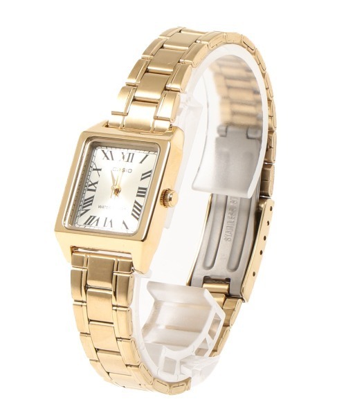 CASIO(カシオ)の「【60】【CASIO(カシオ)】クラシックメタルスクエア(アナログ腕時計・レディース・ゴールド/シルバー/ゴールド系その他/シルバー系その他・FREE)」の7枚目の写真