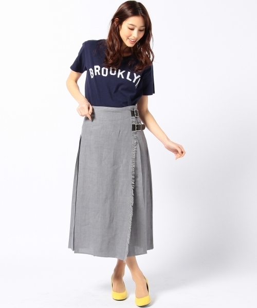 Another Edition（アナザーエディション）の「AE BROOKLYN T　Я（Tシャツ/カットソー・レディース・ホワイト/ライトグレー/ネイビー・フリー）」の11枚目の写真
