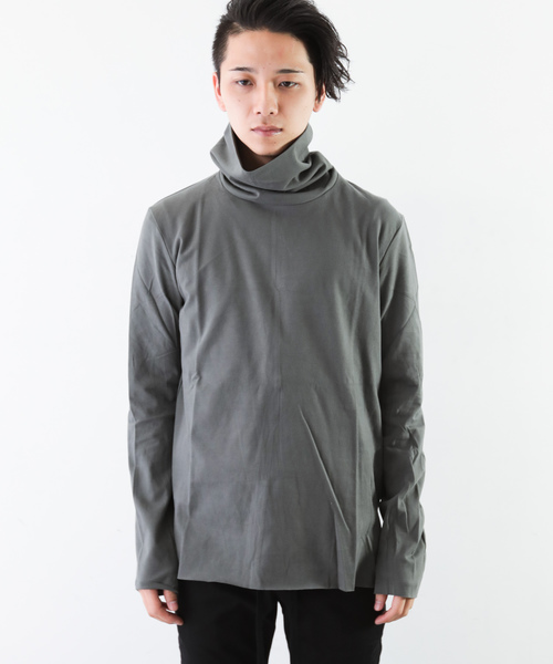 ATTACHMENT（アタッチメント）の「クールマックスモクロディスウェード　タートルネックL/S（Tシャツ/カットソー・メンズ・ホワイト/ブラック/オフホワイト/グリーン系その他・1/2/3）」の4枚目の写真