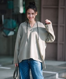 Munich | ダブルフェイスリブ　プルオーバーパーカー(パーカー)