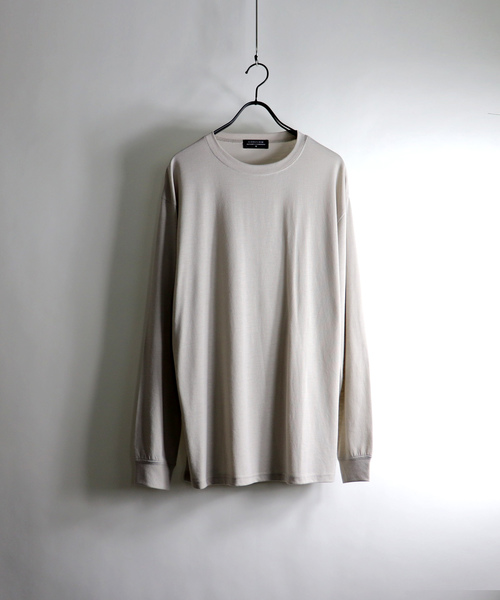 Confirm(コンファーム)の「Confirm / コンファーム ルーズシルエットロンT(Tシャツ/カットソー・メンズ・ブラック/ベージュ/ホワイト/グリーン・M/L)」の1枚目の写真