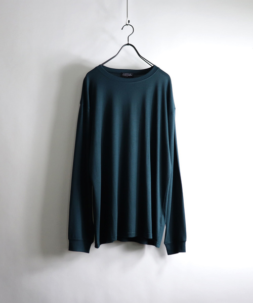 Confirm(コンファーム)の「Confirm / コンファーム ルーズシルエットロンT(Tシャツ/カットソー・メンズ・ブラック/ベージュ/ホワイト/グリーン・M/L)」の4枚目の写真