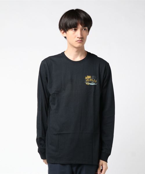 セール M Cre Castaway Ls メンズ ロングスリーブtシャツ ロゴプリントカットソー Tシャツ カットソー Hurley ハーレー のファッション通販 Zozotown
