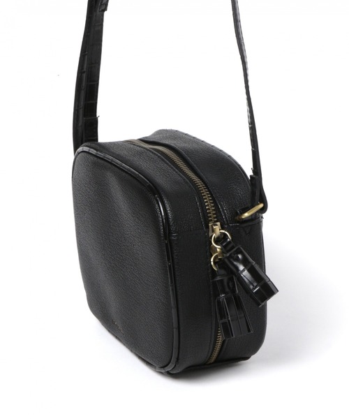 niko and...（ニコアンド）の「オリジナルミニタッセルスクエアバッグ（ショルダーバッグ・レディース・アイボリー/オレンジ/ブラック/ブルー・0）」の6枚目の写真