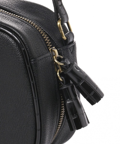 niko and...（ニコアンド）の「オリジナルミニタッセルスクエアバッグ（ショルダーバッグ・レディース・アイボリー/オレンジ/ブラック/ブルー・0）」の10枚目の写真