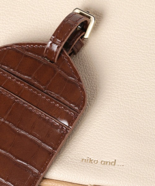 niko and...（ニコアンド）の「オリジナルミニタッセルスクエアバッグ（ショルダーバッグ・レディース・アイボリー/オレンジ/ブラック/ブルー・0）」の19枚目の写真