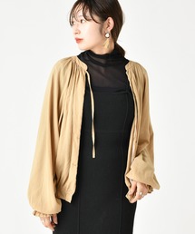 mystic | EC限定　後ろリボンボリュームブラウス(シャツ/ブラウス)