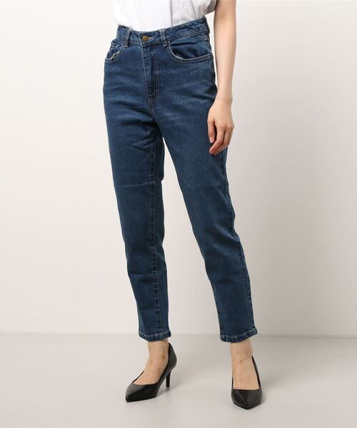 KOBE LETTUCE（コウベレタス）の「ハイライズストレッチデニムパンツ（デニムパンツ・レディース・ブルー/ライトブルー/オフホワイト/ワンウォッシュ/ブルー系その他2/ブルー系その他/グレー/ブラック/ホワイト/ピンク・S/M/XS）」の10枚目の写真