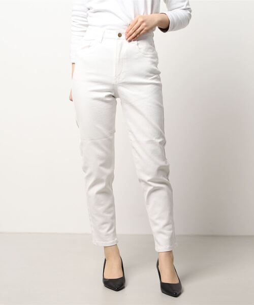 KOBE LETTUCE（コウベレタス）の「ハイライズストレッチデニムパンツ（デニムパンツ・レディース・ブルー/ライトブルー/オフホワイト/ワンウォッシュ/ブルー系その他2/ブルー系その他/グレー/ブラック/ホワイト/ピンク・S/M/XS）」の14枚目の写真