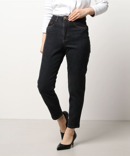 KOBE LETTUCE（コウベレタス）の「ハイライズストレッチデニムパンツ（デニムパンツ・レディース・ブルー/ライトブルー/オフホワイト/ワンウォッシュ/ブルー系その他2/ブルー系その他/グレー/ブラック/ホワイト/ピンク・S/M/XS）」の15枚目の写真