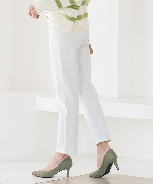 KOBE LETTUCE（コウベレタス）の「ハイライズストレッチデニムパンツ（デニムパンツ・レディース・ブルー/ライトブルー/オフホワイト/ワンウォッシュ/ブルー系その他2/ブルー系その他/グレー/ブラック/ホワイト/ピンク・S/M/XS）」の12枚目の写真