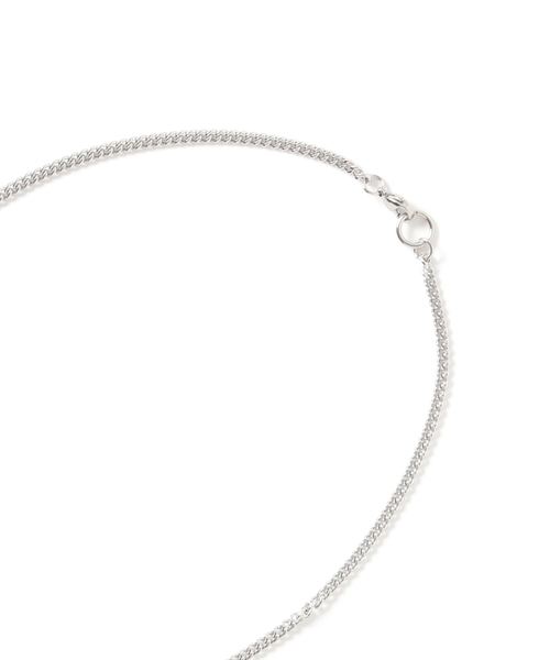 WEGO(ウィゴー)の「WEGO/ステンレスワイドリングスティックネックレス(ネックレス・メンズ・シルバー・FREE)」の6枚目の写真