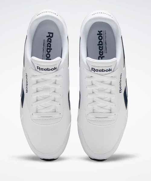 Reebok(リーボック)の「ロイヤル クラシック ジョガー 3.0 / Royal Classic Jogger 3.0(スニーカー・メンズ・ホワイト×ブルー/ブラック×ホワイト・22.5cm/23.5cm/24.5cm/25.5cm/26.5cm/27.5cm/28.5cm/23.0cm/24.0cm/25.0cm/26.0cm/27.0cm/28.0cm/29.0cm)」の4枚目の写真