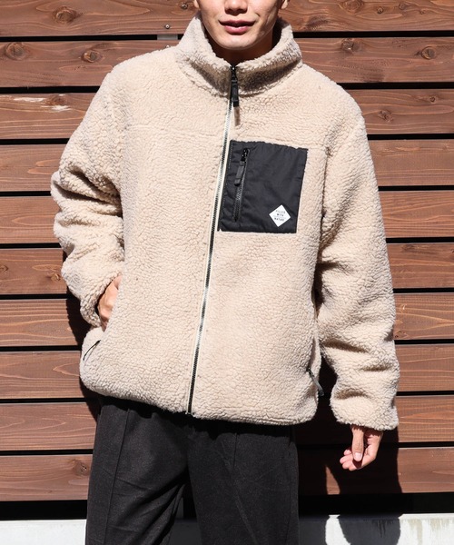 Bling Leads(ブリングリーズ)の「《Bling Leads》ハイネックZIPブルゾン(ブルゾン・レディース・キャメル/その他2/その他1/ブラック系その他/モカ/ベージュ/ライトパープル/ホワイト/カーキ/ブラック/ダークグリーン/その他4/ベージュ系/ホワイト系・MEDIUM/LARGE/X-LARGE)」の7枚目の写真