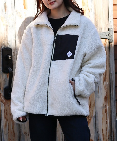 Bling Leads(ブリングリーズ)の「《Bling Leads》ハイネックZIPブルゾン(ブルゾン・レディース・キャメル/その他2/その他1/ブラック系その他/モカ/ベージュ/ライトパープル/ホワイト/カーキ/ブラック/ダークグリーン/その他4/ベージュ系/ホワイト系・MEDIUM/LARGE/X-LARGE)」の15枚目の写真