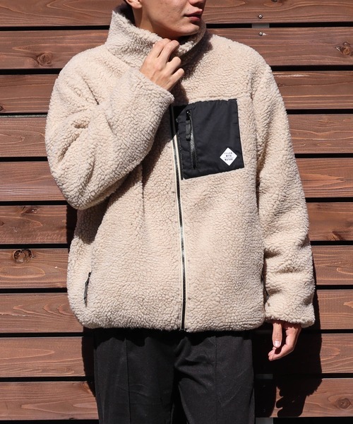 Bling Leads(ブリングリーズ)の「《Bling Leads》ハイネックZIPブルゾン(ブルゾン・レディース・キャメル/その他2/その他1/ブラック系その他/モカ/ベージュ/ライトパープル/ホワイト/カーキ/ブラック/ダークグリーン/その他4/ベージュ系/ホワイト系・MEDIUM/LARGE/X-LARGE)」の17枚目の写真