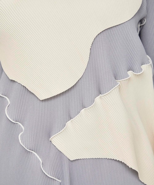 kotohayokozawa(コトハヨコザワ)の「【kotohayokozawa(コトハヨコザワ)】ロングスリーブクルーネックトップス TDKT-P05(Tシャツ/カットソー・レディース・ブラック/ホワイト/ベージュ/グレー・FREE)」の19枚目の写真