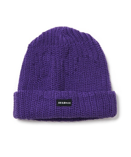 68&brothers（シックスティエイトアンドブラザーズ）の「Cotton Bob Cap（ニットキャップ/ビーニー・メンズ・イエロー/レッド/ホワイト/ブラック/パープル/ネイビー/ナチュラル・FREE）」の6枚目の写真