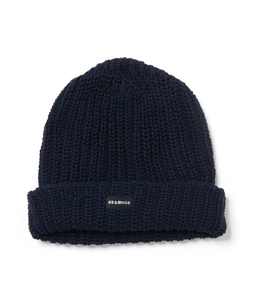 68&brothers（シックスティエイトアンドブラザーズ）の「Cotton Bob Cap（ニットキャップ/ビーニー・メンズ・イエロー/レッド/ホワイト/ブラック/パープル/ネイビー/ナチュラル・FREE）」の5枚目の写真