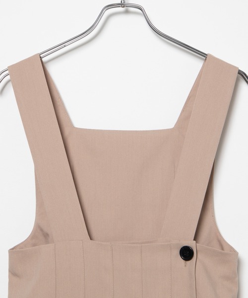 WEGO(ウィゴー)の「WEGO/2wayプリーツジャンスカ(ジャンパースカート・レディース・サックスブルー/ベージュ・FREE)」の15枚目の写真