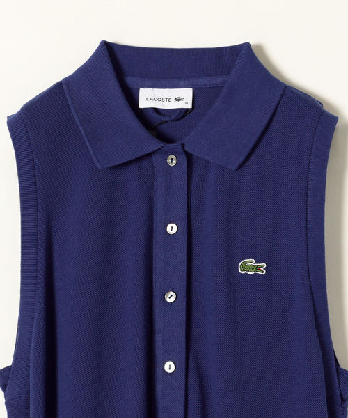 セール ワンピース Lacoste ノースリーブポロワンピース ワンピース Ships Ships Any シップス Any シップス エニィ のファッション