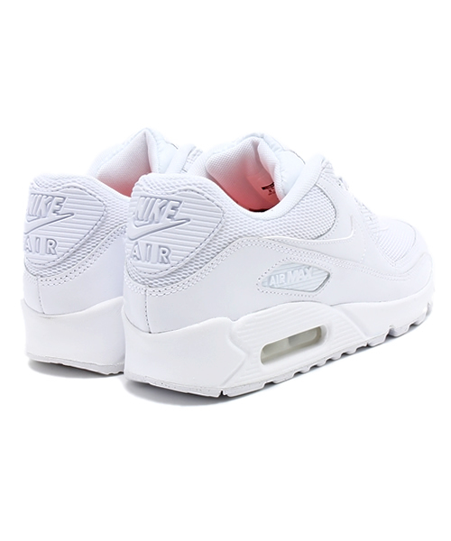 NIKE（ナイキ）の「ウィメンズ ナイキ エアマックス エナメル NIKE WMNS AIR MAX 90 PRM 443817-100（スニーカー・レディース・ホワイト・23cm/24cm/24.5cm/23.5cm）」の4枚目の写真