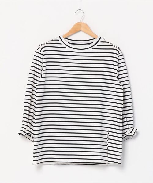 SMILE ORCHID（スマイルオーキッド）の「タックスリーブスリット入りカットソー（Tシャツ/カットソー・レディース・ホワイト/ベージュ/グレー/ブルー/ホワイト系その他/ブラウン系その他・FREE/M/L）」の11枚目の写真