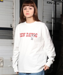 BEN DAVIS | 《BEN DAVIS》PAINTER PRINT LONG SLEEVE/抗菌防臭(Tシャツ/カットソー)