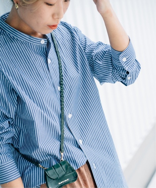 Lipa x 417 Édifice 半袖シャツ 417 EDIFICE シャツ Lipa / リパ エンブロイダリーシャツ メンズ