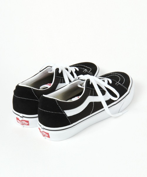 VANS(バンズ)の「【VANS(ヴァンズ)】SK8-LOW(スニーカー・メンズ・ブラック・SMALL/MEDIUM/LARGE)」の2枚目の写真