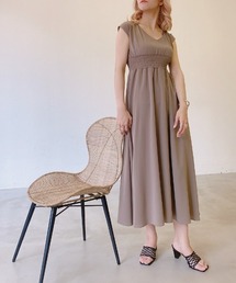 VANNIE U | VANNIE U 2WAYシャーリングワンピース(ワンピース)