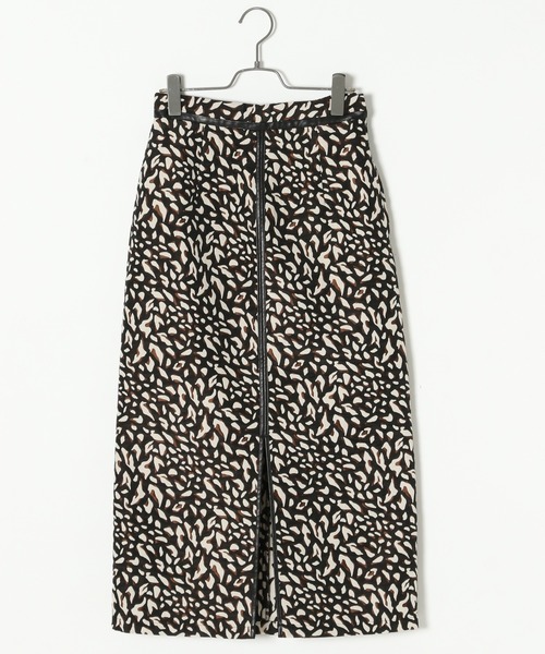 PAGEBOY（ページボーイ）の「レオパードジャガードナロースカート（スカート・レディース・オフホワイト/ブラック/ブラウン系その他・SMALL/MEDIUM）」の12枚目の写真