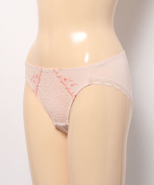 AMOSTYLE BY TRIUMPH(アモスタイルバイトリンプ)の「70's デイジー レギュラーショーツAMST1291 Hikini JX(ショーツ・レディース・グリーン/ピンク/ライラック・L/M)」の9枚目の写真