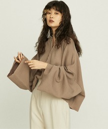 GALLARDAGALANTE（ガリャルダガランテ）の「ヘンリーネックルーズカットソー【オンラインストア限定商品】（Tシャツ/カットソー・レディース）」