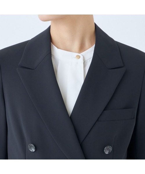 【未使用級】スーツセレクト マルゾット スリーピース セットアップ ネイビー M SLIM TAPERED_2】【春夏】2釦シングルスリーピーススーツ 0