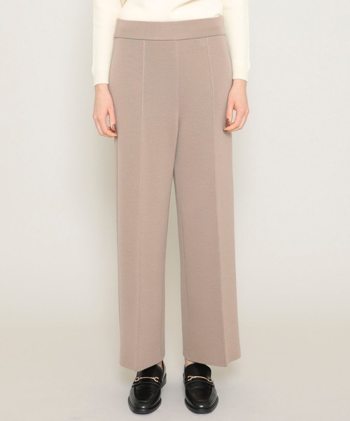 WRAPINKNOT(ラッピンノット)の「【WRAPINKNOT(ラッピンノット)】《STUDIOUS別注》シームレスニットパンツ/セットアップ(その他パンツ・レディース・グレー/ブラック/ベージュ/レッド・0/1)」の6枚目の写真
