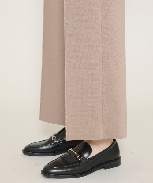 WRAPINKNOT(ラッピンノット)の「【WRAPINKNOT(ラッピンノット)】《STUDIOUS別注》シームレスニットパンツ/セットアップ(その他パンツ・レディース・グレー/ブラック/ベージュ/レッド・0/1)」の22枚目の写真