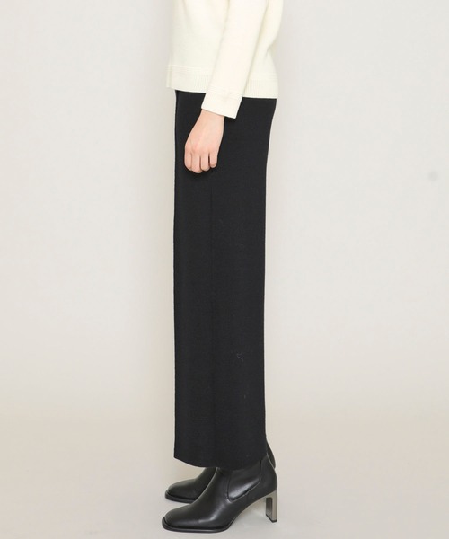 WRAPINKNOT(ラッピンノット)の「【WRAPINKNOT(ラッピンノット)】《STUDIOUS別注》シームレスニットパンツ/セットアップ(その他パンツ・レディース・グレー/ブラック/ベージュ/レッド・0/1)」の5枚目の写真