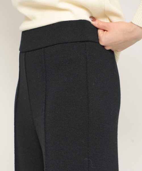 WRAPINKNOT(ラッピンノット)の「【WRAPINKNOT(ラッピンノット)】《STUDIOUS別注》シームレスニットパンツ/セットアップ(その他パンツ・レディース・グレー/ブラック/ベージュ/レッド・0/1)」の21枚目の写真