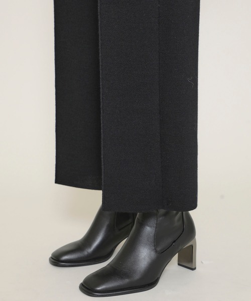 WRAPINKNOT(ラッピンノット)の「【WRAPINKNOT(ラッピンノット)】《STUDIOUS別注》シームレスニットパンツ/セットアップ(その他パンツ・レディース・グレー/ブラック/ベージュ/レッド・0/1)」の11枚目の写真