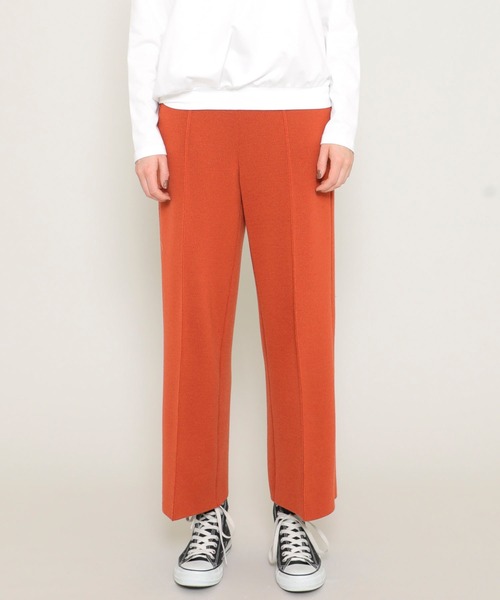 WRAPINKNOT(ラッピンノット)の「【WRAPINKNOT(ラッピンノット)】《STUDIOUS別注》シームレスニットパンツ/セットアップ(その他パンツ・レディース・グレー/ブラック/ベージュ/レッド・0/1)」の18枚目の写真