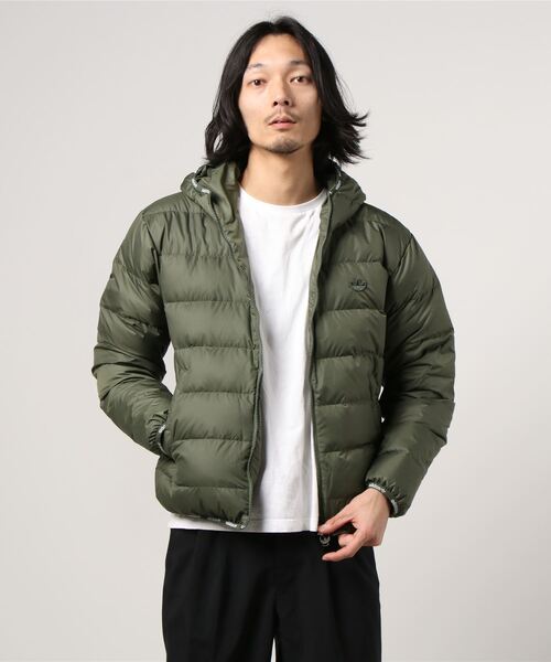 アディダスオリジナルス ダウンジャケット コート Adidas アディダス のファッション ダウンジップスルーパファージャケット リバーシブル セール Lw