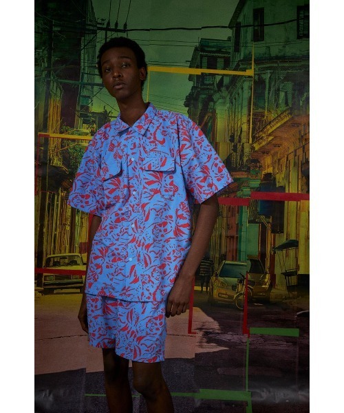 AlexanderLeeChang(アレキサンダーリーチャン)の「AlexanderLeeChang/アレキサンダーリーチャン NYANCAMO SHORTS(その他パンツ・メンズ・ブラック/ブルー/ミント・1/2/3)」の7枚目の写真